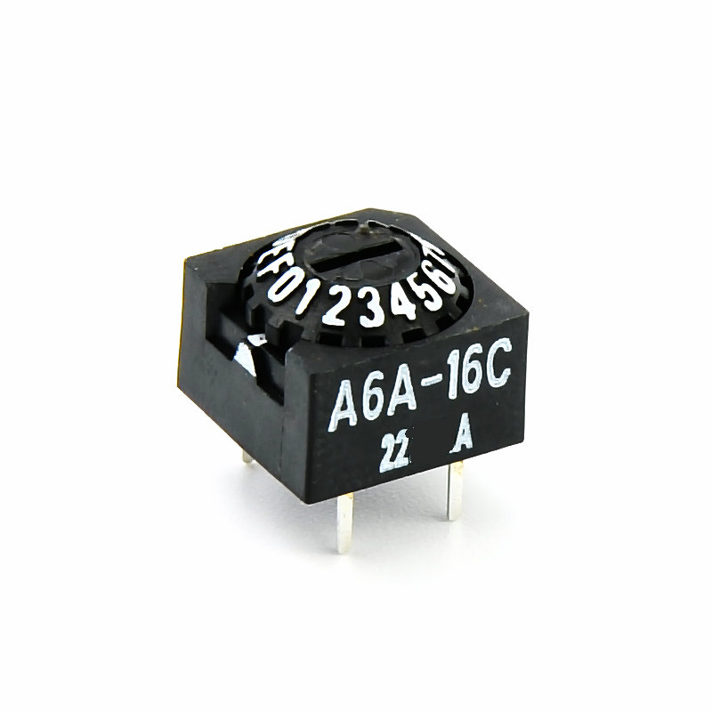 A6A-1□R, -1□C 旋轉(zhuǎn)DIP開關
